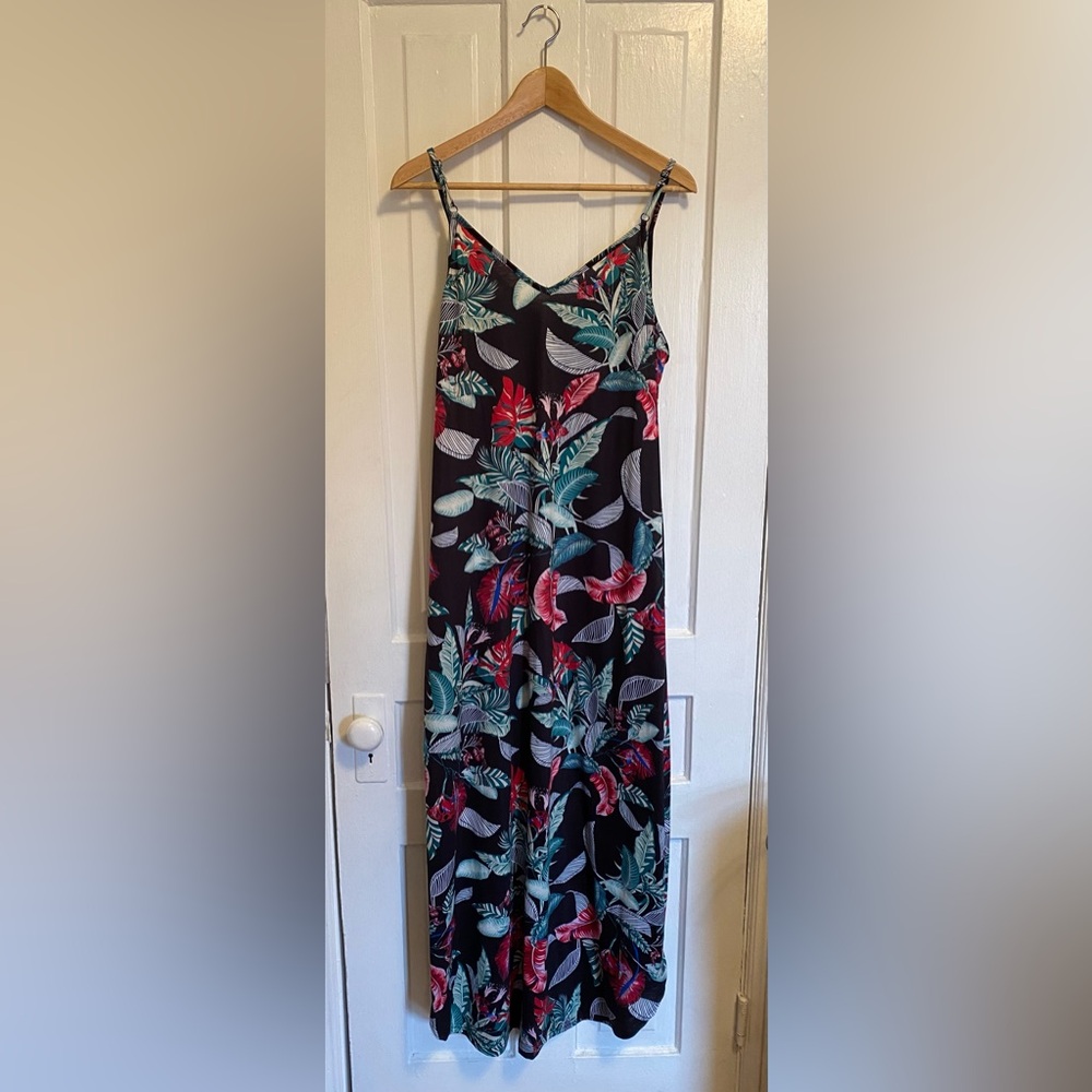 Floral Black Maxi Dress